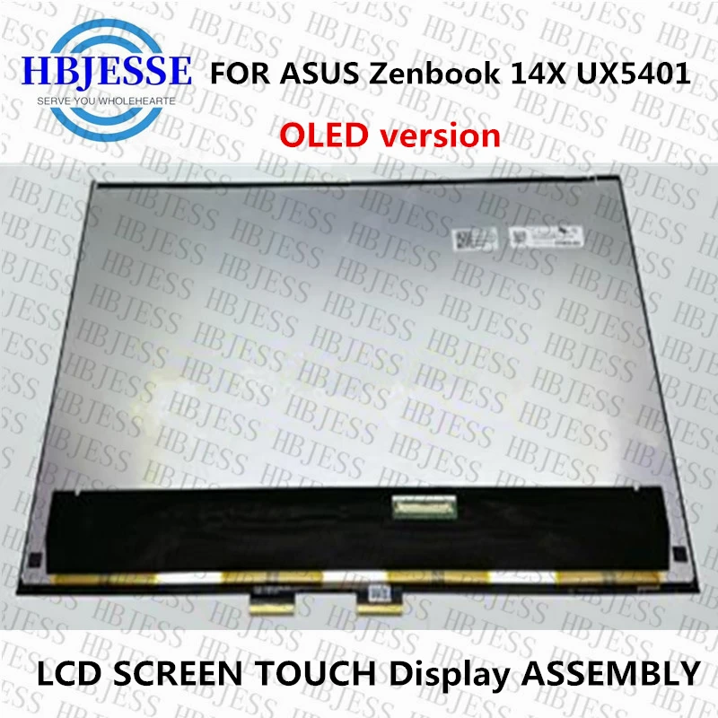 

Original FOR ASUS Zenbook 14X OLED UX5401 UX5401EAJ UP5401 ATNA40YX04 OLED LCD SCREEN TOUCH Display ASSEMBLY 2880X1800