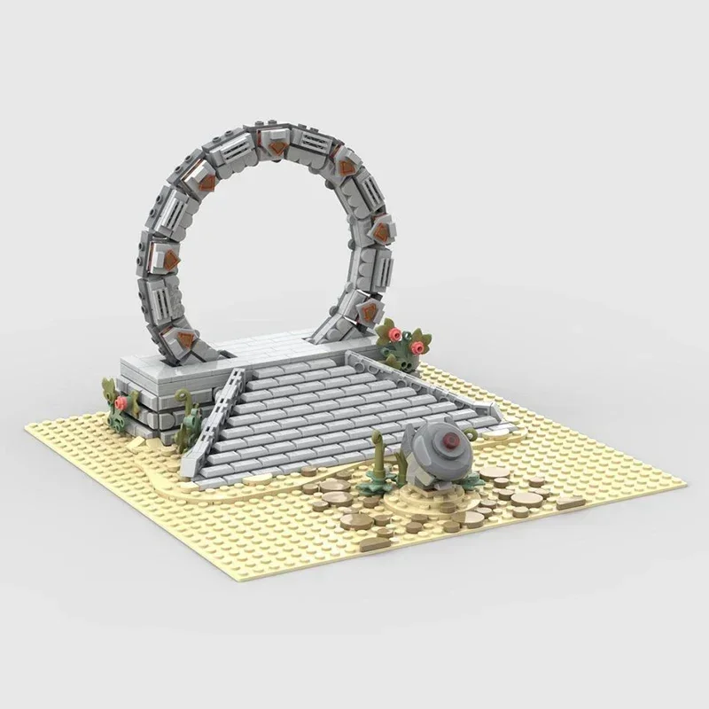 ภาพยนตร์ยอดนิยมรุ่น Moc อาคารอิฐ Space Stargate เทคโนโลยี Modular Blocks ของขวัญของเล่นคริสต์มาส DIY ชุดประกอบ