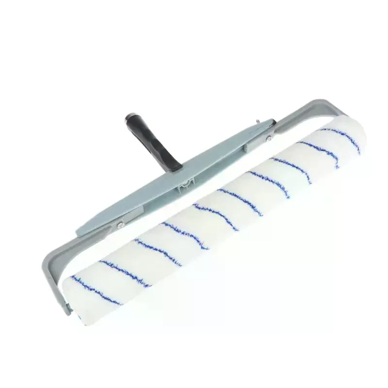Paint Roller Brush 18 Inch Aluminum Alloy Frame Non-Slip Handle Durable Painting Tool for Home Wall Renovation DIY Projects