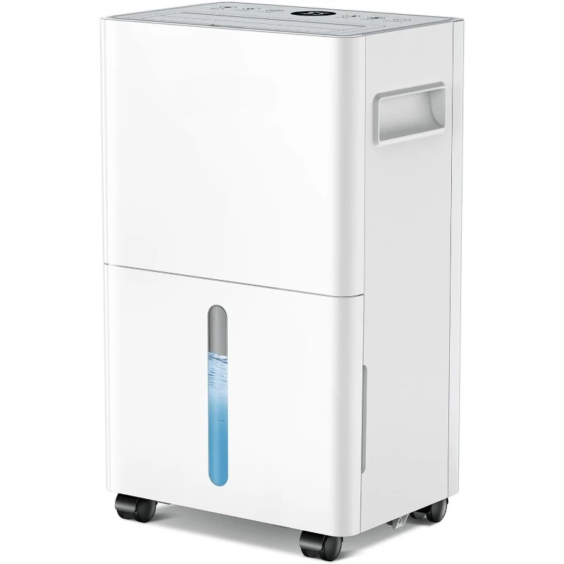 1500 Sq.ft Dehumidifier for Basement , Smart Humidity Control & Monitor, 3 Operation Modes, 24H Timer, Auto Defrost