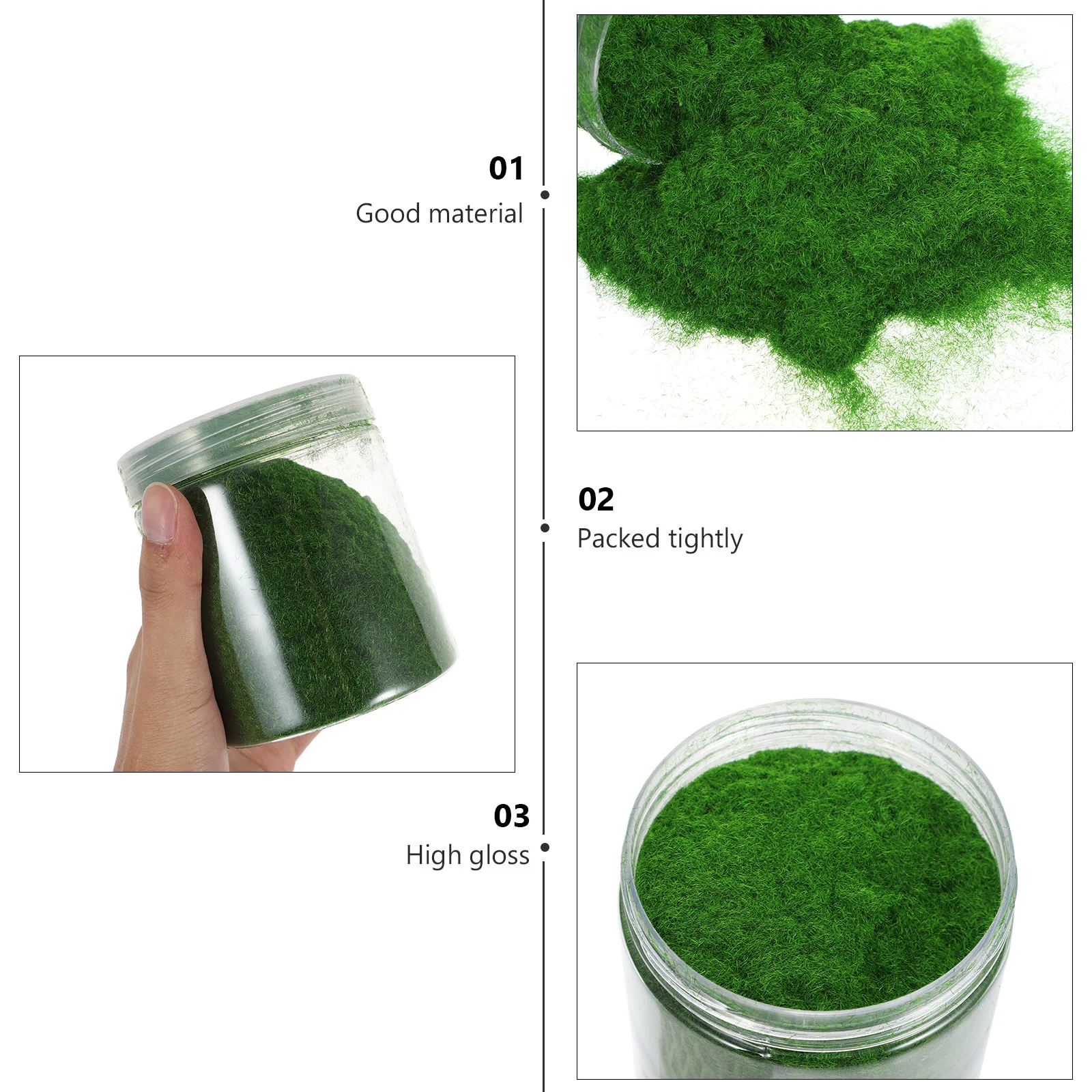 Moss Lawn Powder Mini Rug Fake Grass Plant Carpet Landscape Decoration Nylon DIY Artificial