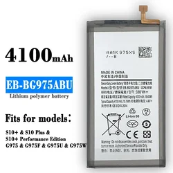 EB-BG975ABU 4100mAh Battery For SAMSUNG Galaxy S10 Plus S10+ SM-G975F/DS SM-G975U G975W G9750 Mobile Phone