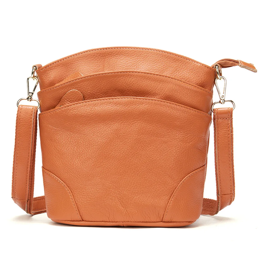 Nowa designerska damska skórzana torba Crossbody prawdziwa torba na ramię z krowa skóra torba posłaniec Laides torba ze sznurkiem rekreacyjna torba saszetka na telefon pani