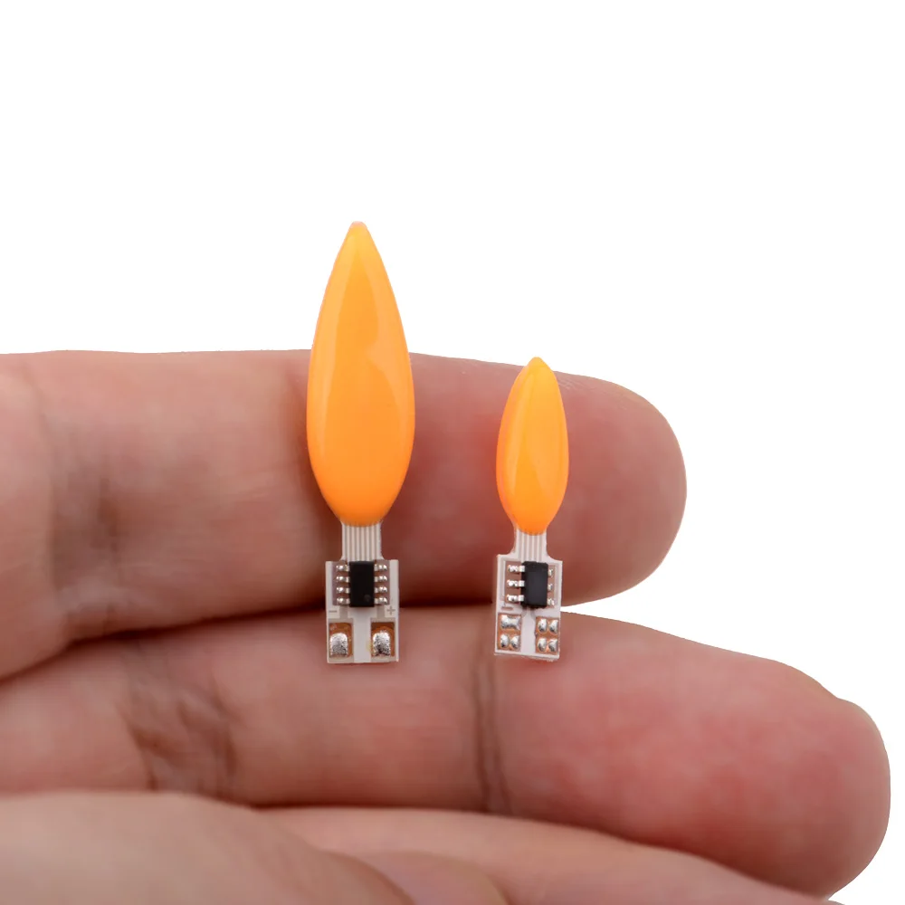 DC 3V Flicker Fire Flame for LED Candles Wick DIY Model LED Lighting Lamp Parts Tiny LED Light view 3