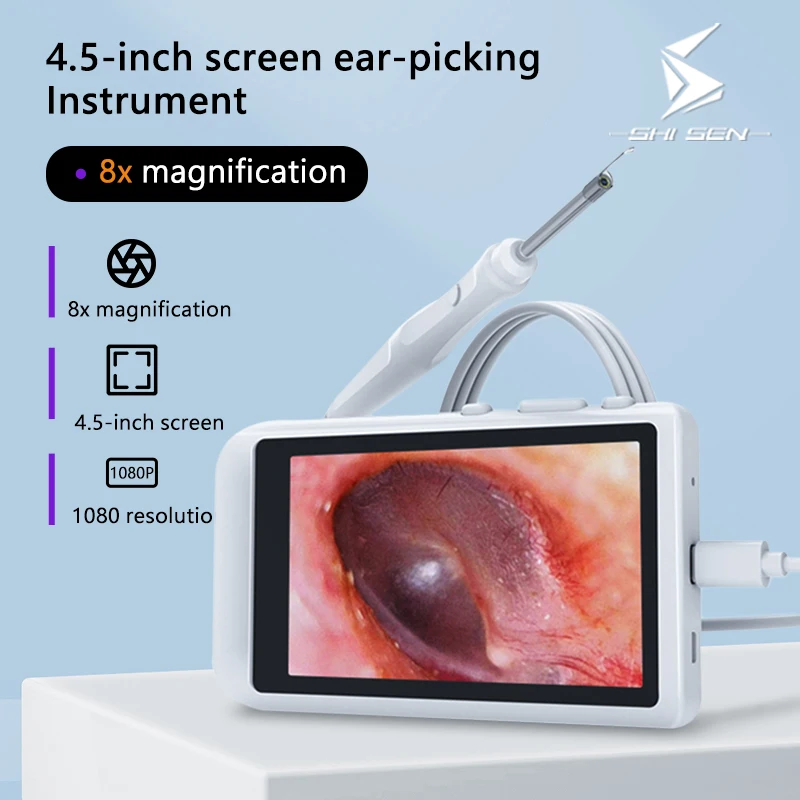 3.2mVisual ear cleaning instrument endoscopic otoscope camera ear cleaning artifact children's ear cleaning spoon ear cleaning