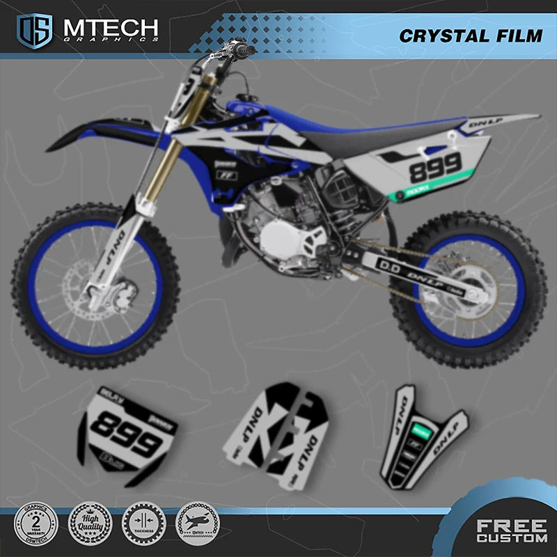 

DSMTECH наклейка на мотоцикл, наклейка с индивидуальной графикой, полный фон для YAMAHA YZ85 YZ 85 2015 2016 2017 2018 2019-21 YZ-85 001