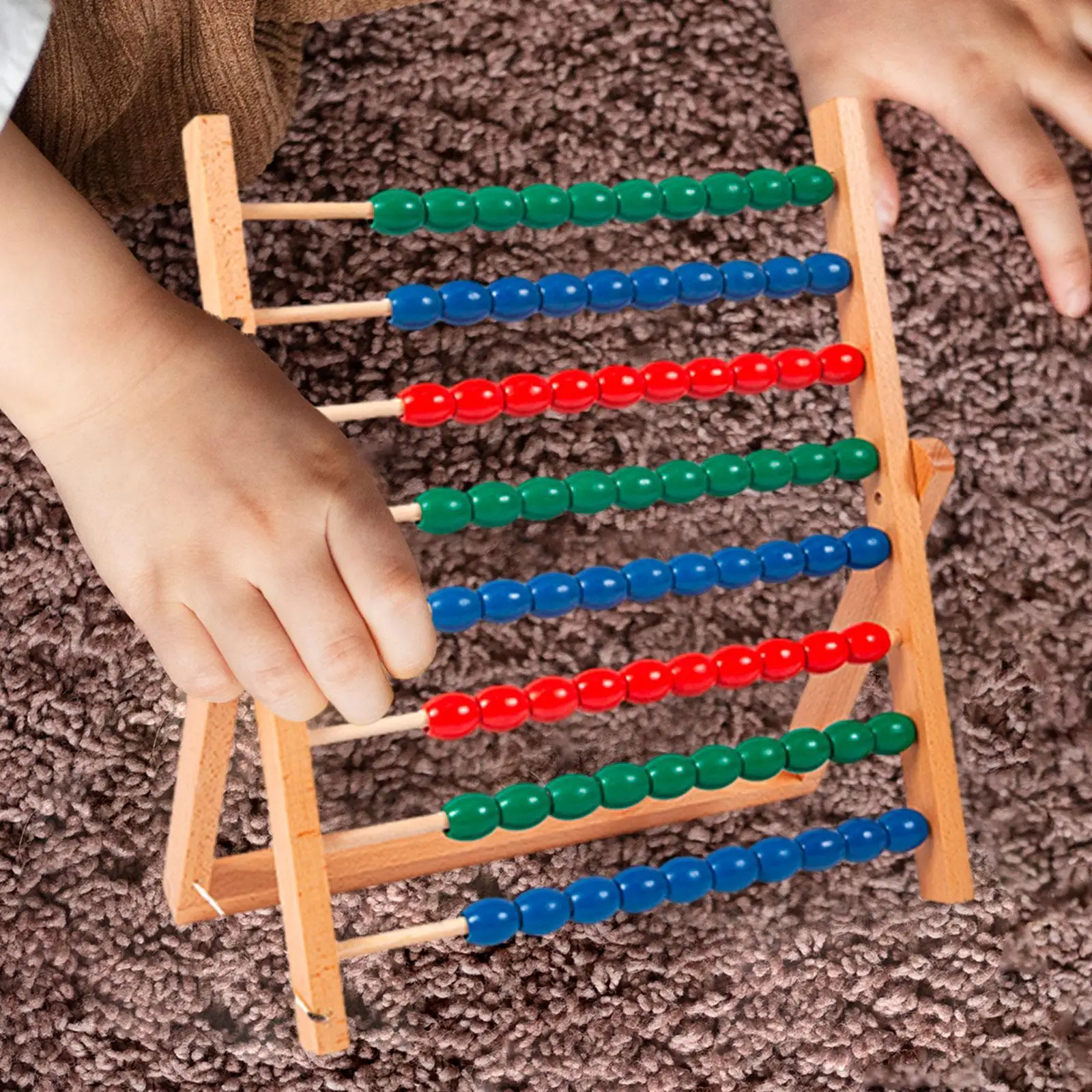 

Wooden Abacus Toy Development Educational Counting Toy for Boys Girls Kids