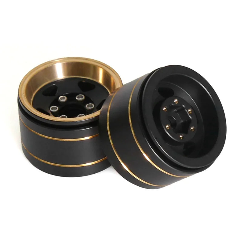 4 шт. 1,0 латунная ступица колеса для 1/18 TRX4M SCX24 FCX24 RC автомобильные детали для обновления