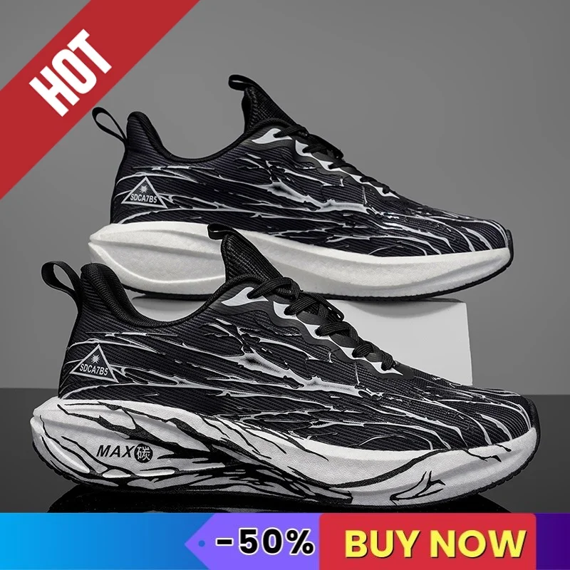 Scarpe da corsa sportive da uomo Sneakers Maratona Leggere Traspiranti Comode Scarpe da ginnastica per allenamento atletico da donna Suola morbida Cuscino d'aria