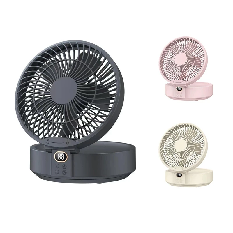 

Desktop Lamp Fan Foldable Retractable Small Fan Mini Portable Charging USB Home Low Noise Wall Hanging Electric Fan