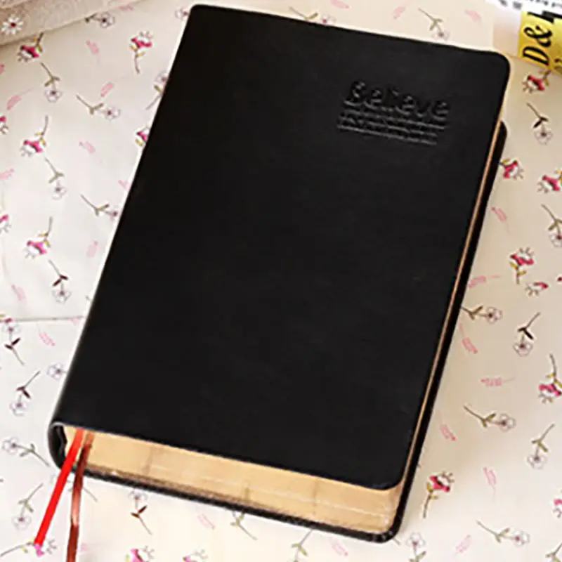 Creative Retro Students Daily Notebook Book Shaped Writing Notepad Office School Notebooks Diary Book Stationery Supplies