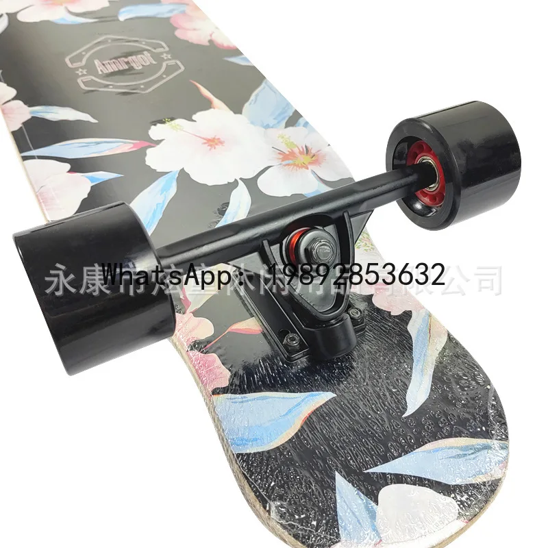 HB42 inch long board road walking brush street beginner adult boy girl teen four rounds