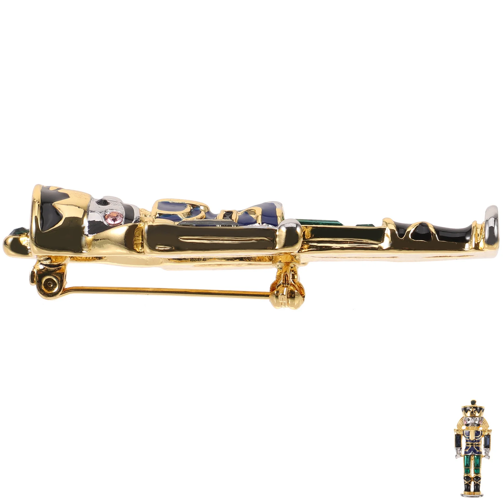 

Nutcracker Soldier Brooch Pin Cute Decorative Metal Pin for Clothing Bag Collar Vintage Style Fashion Statement Piece
