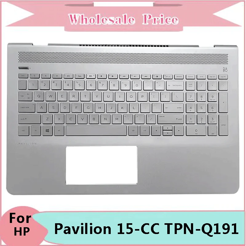 

New Original For HP Pavilion 15-CC TPN-Q191 Laptop Palmrest Case Keyboard US English Version Upper Cover