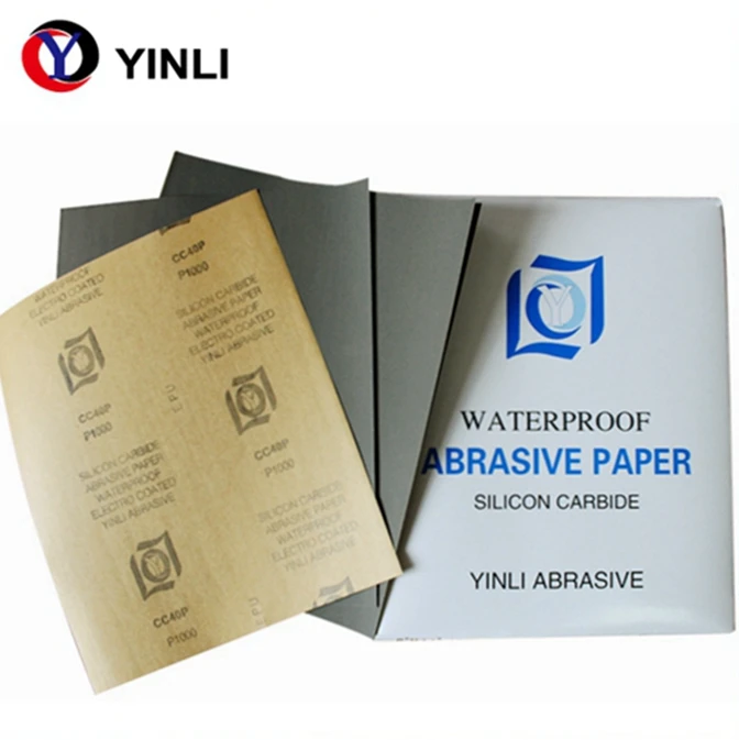 Factory Price  Polishing #320 Water Proof Sand Paper for Wood, Furniture, Machine, Metal, Leather