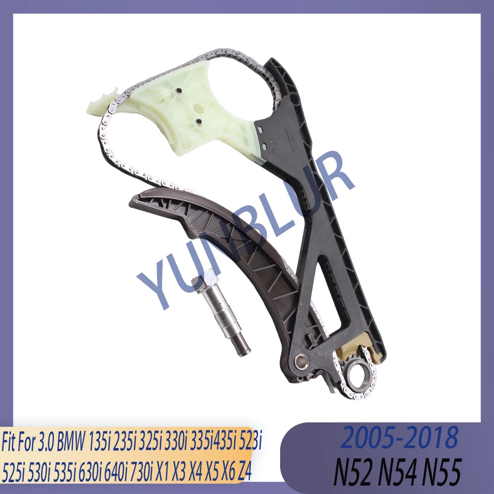 

Engine Timing Chain Kit Fit 3.0 L N52 N54 N55 Gas 05-18 For BMW 335i 435i 523i 525i 530i 535i 630i 640i 730i X1 X3 X4 X5 X6 Z4