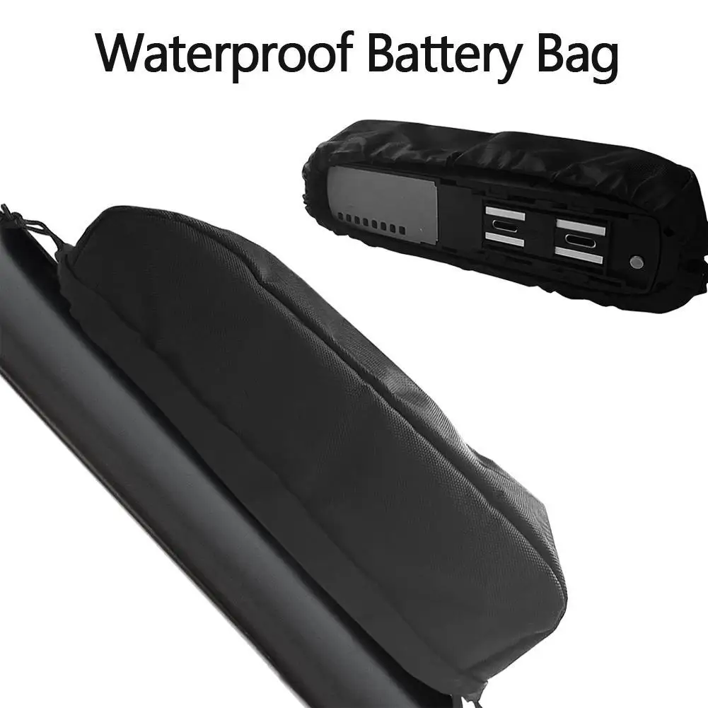 Battery Cover SBR Fabric Waterproof Dustproof Bag Electric Bike Lithium Battery Box Cap Bicycle Booster Modification Accessories