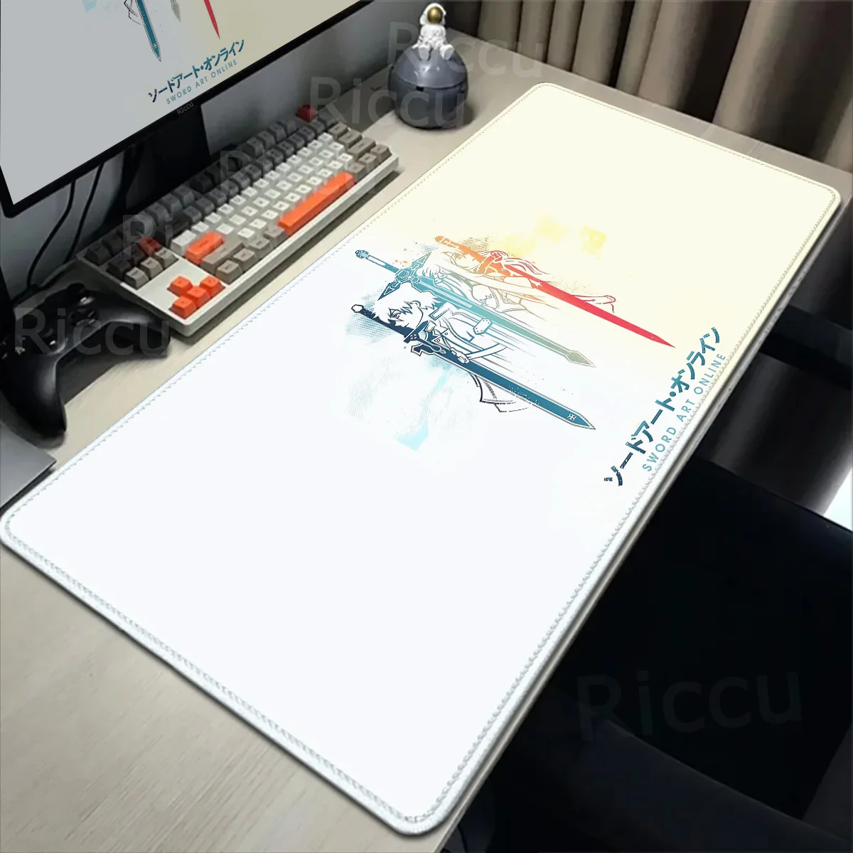 Hot Anime Large Mouse Pad Sword Art Online Gaming Accessories Keyboard Desk Mats HD Printing Non-slip Computer Deskmat Mousepads