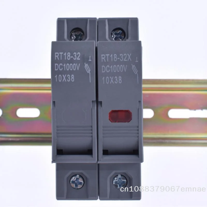 【xxx】DC1000V Fuse Photovoltaic Combiner Box Fuse10x38mm Fuse Core ZHPV-32 2p Holder High Breaking Capacity Fuses For Solar PV