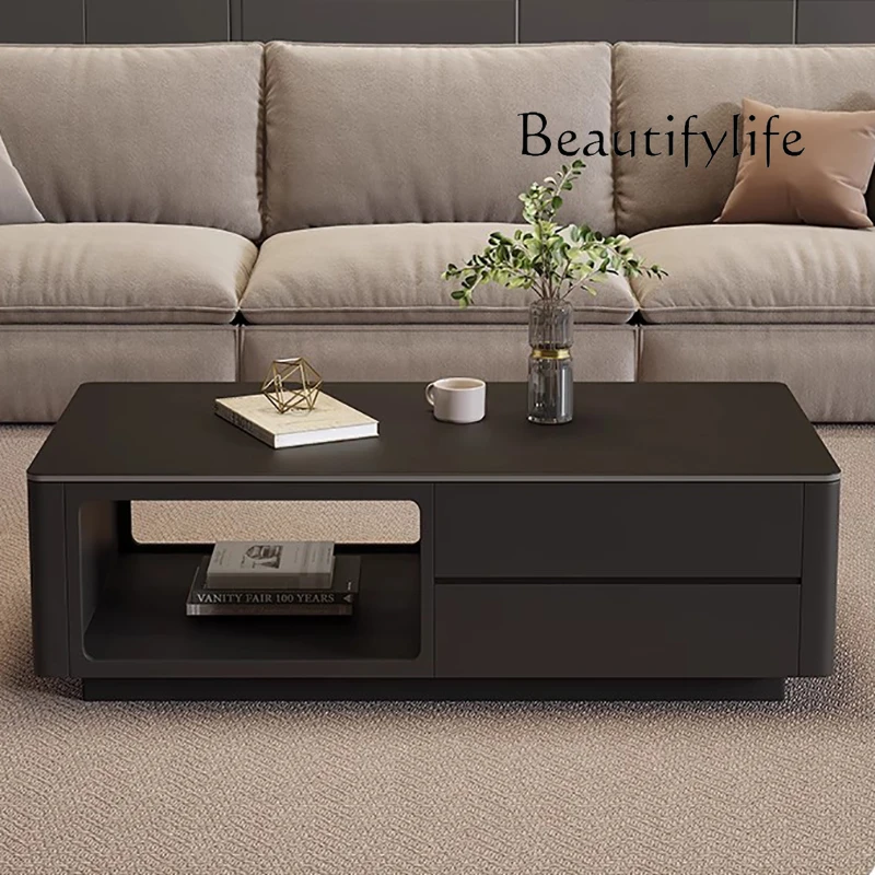 

Nordic Style With Storage Coffee Table Rectangle Design Minimalist Cool Coffee Table Living Room Trendy Table De Salon Furniture
