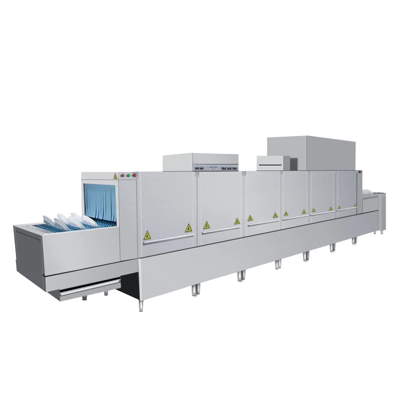 Long-distance dishwasher commercial automatic high temperature disinfection drying integrated large