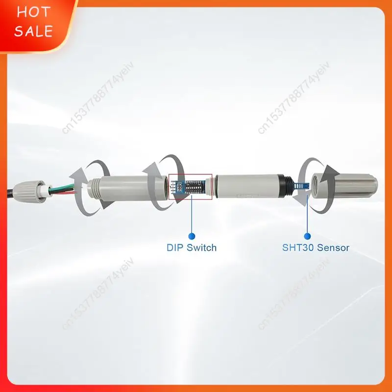 RS485 Temperature And Humidity Transmitter Duct Transmitter Integrated Temperature And Humidity Transmitter A62X