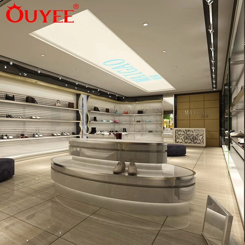 Customized-Custom Store Fixtures Names Footwear Showroom Shoes Shop Interior Design of Shoe Shop