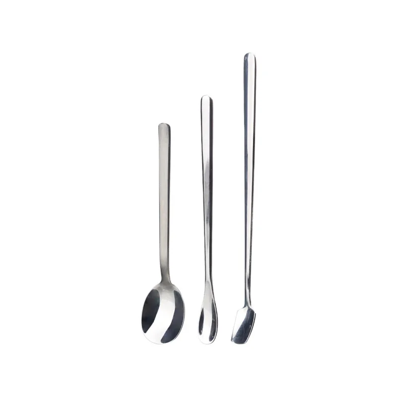 

Lab Micro Sampling Spoon Stainless Steel Thickened Anti Acid Alkali Wide Narrow Square Head for Powder and Solid Weighing