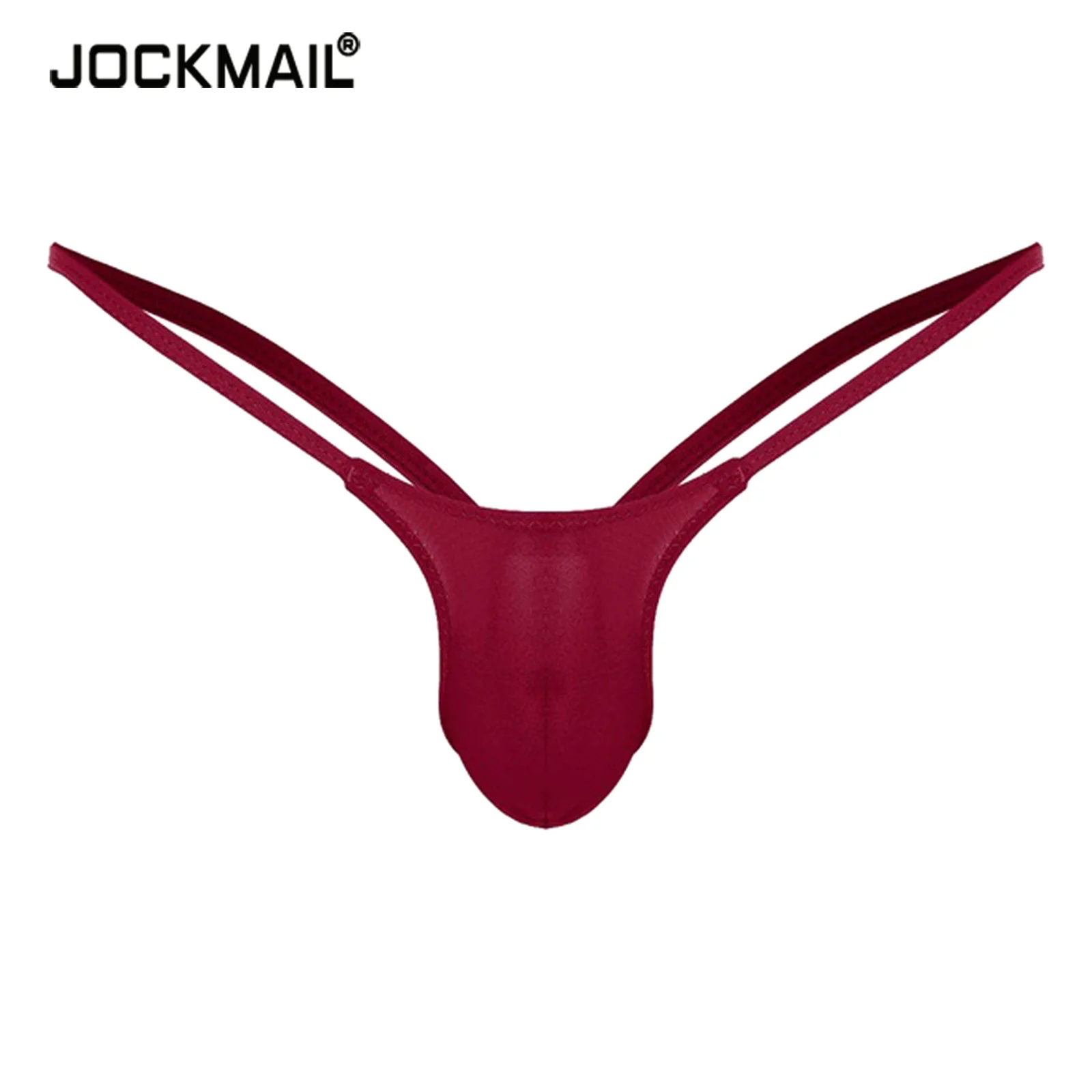 Jockmail Mens Sexy Thong Gay Panties Ice Underwear Open Back Underwear Men Seamless Underpants Male G String