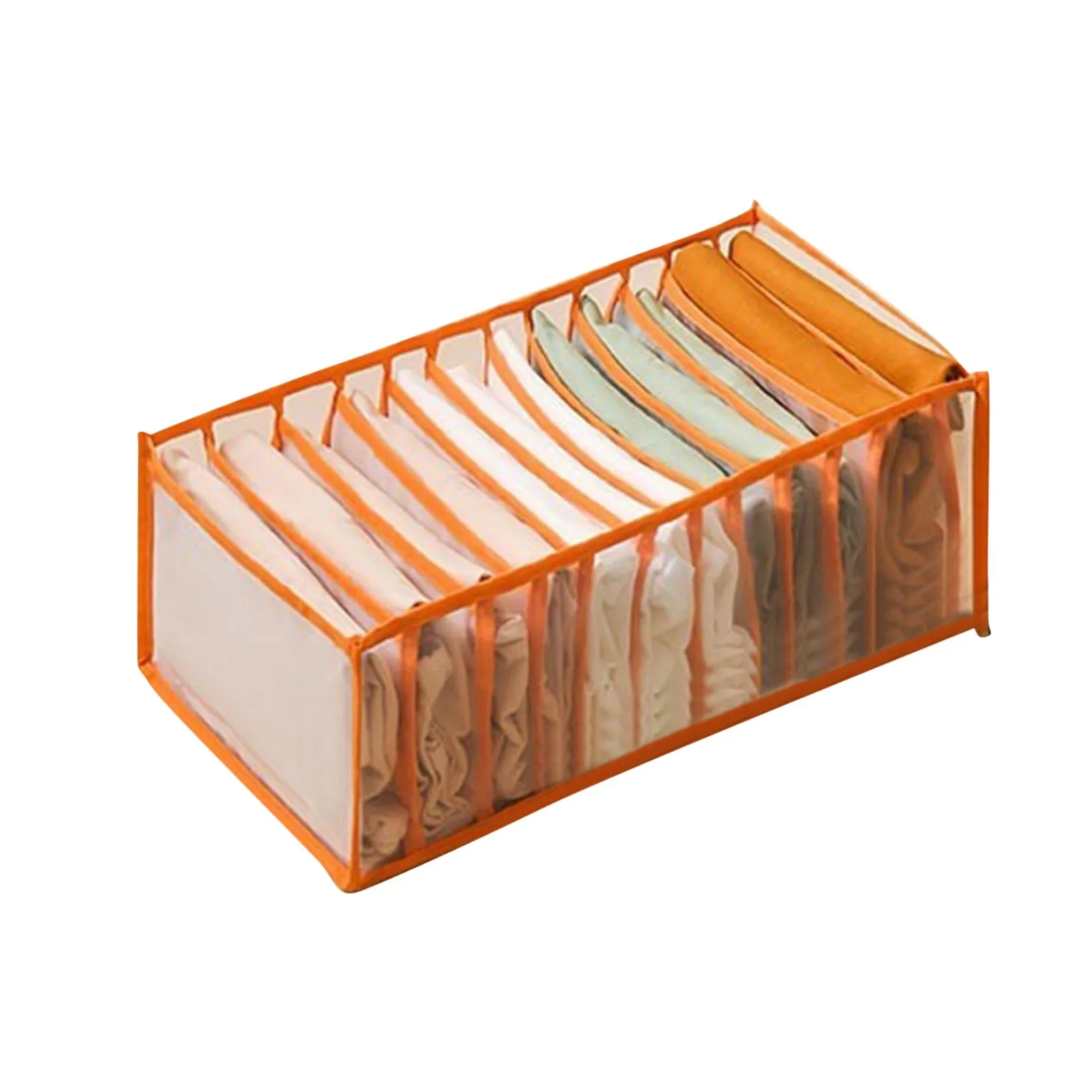 Multi-Grids Storage Clothes Compartment Storage Mesh Compartment Drawer Bag Trouser Divider Box Housekeeping Grid Organizers