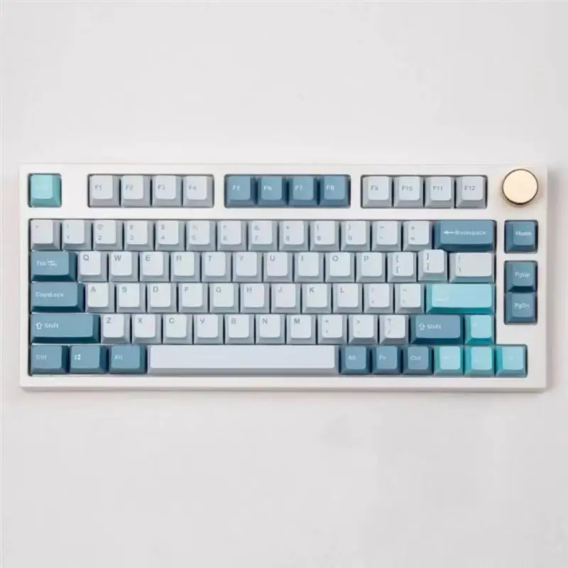 KBDiy GMK Shoko Keycaps Double Shot PBT Keycap OEM Profile Key Caps for Mechanical Keyboard Custom 135 Keys/Set HHKB EU Layout