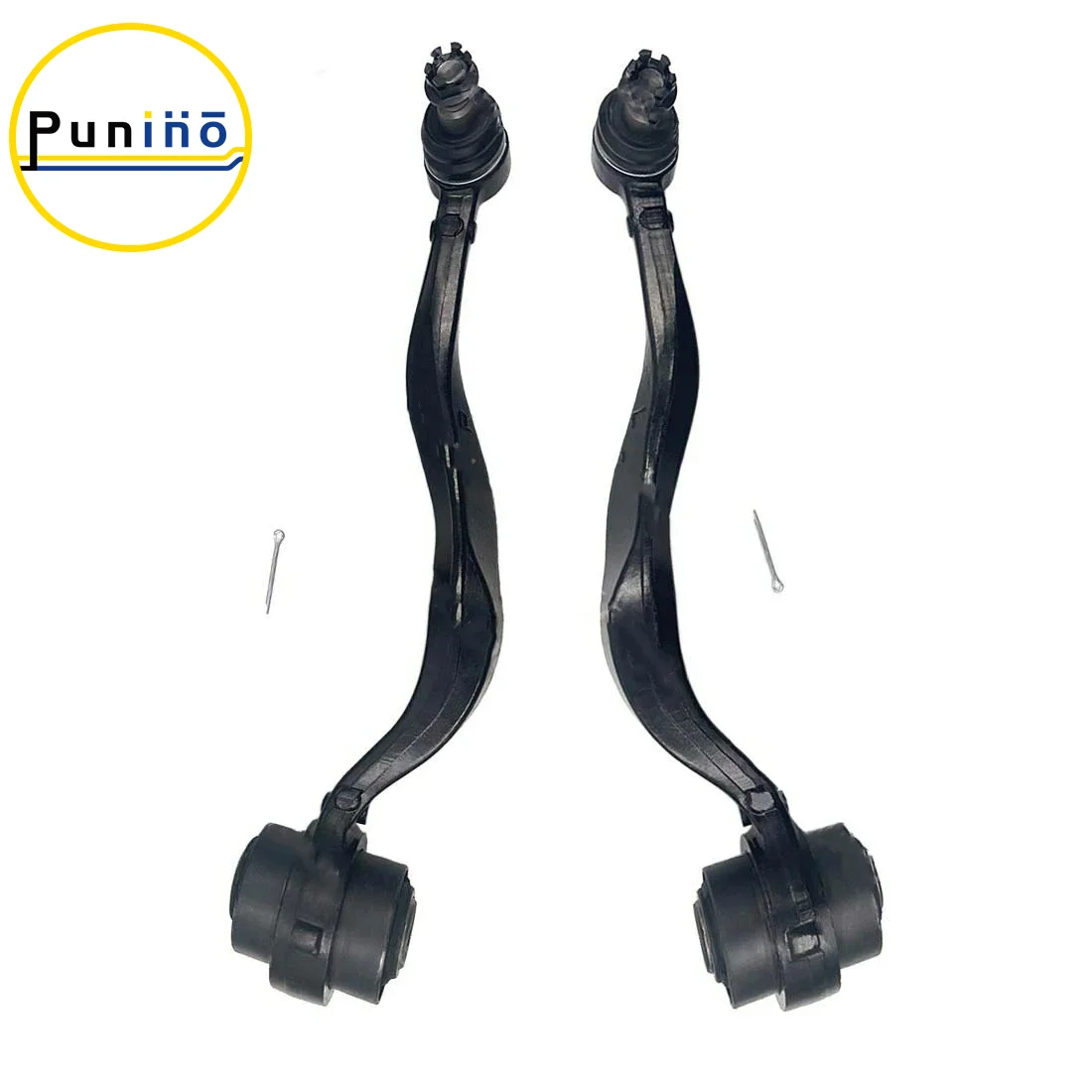 Punino Pair Front Lower Rearward Control Arm Kits for Lexus LS460 LS600h AWD USF40 USF45 2008 2009 - 2014 2015 2016 4867059016