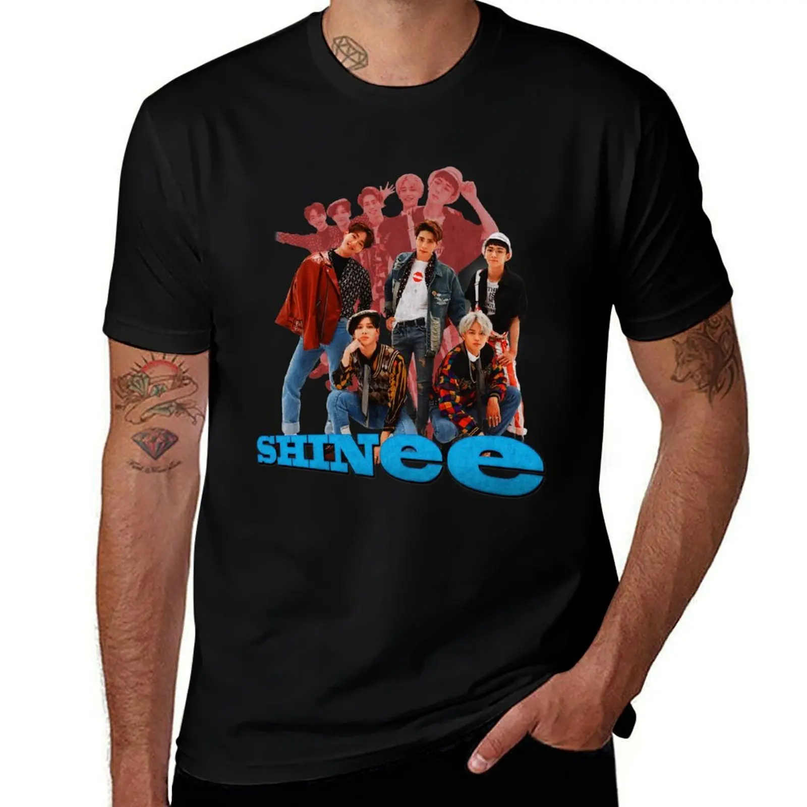 SHINee - 1of1 - 80s vintage T-Shirt Summer Sports Quick Dry T-Shirt