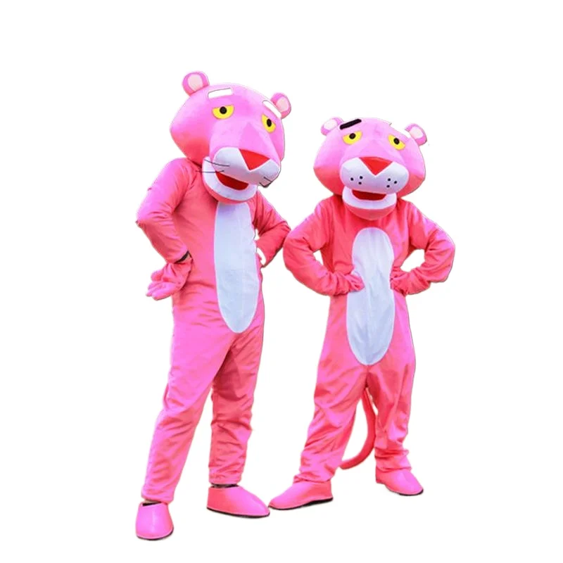 คอสเพลย์เสือดาวเสือดาวการ์ตูนMascotเครื่องแต่งกายโฆษณาพิธีวันเกิดชุดแฟนซีสัตว์CarnivalดําเนินการProp