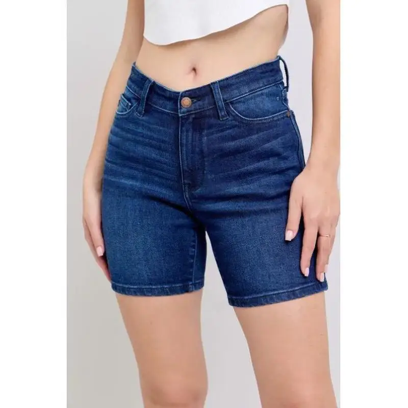 ゆったりとしたバミューダパンツ、ハイウエスト、スリット入り、カジュアルパンツ、レディースファッション、ミッドローウエスト、PVC素材、その他素材、00%