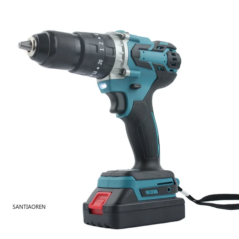 

2025New Design Cordless Portable Drilling Machine Power Tools 13mm Hand Drill Machine Electric Impact Drill Power Tool Set