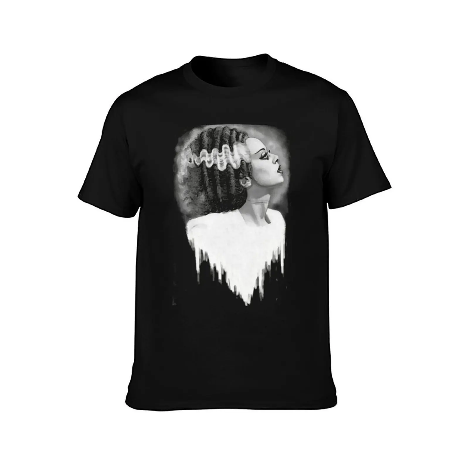 Bride of Frankenstein T-Shirt Street Art Print Tee Shirt T-Shirt