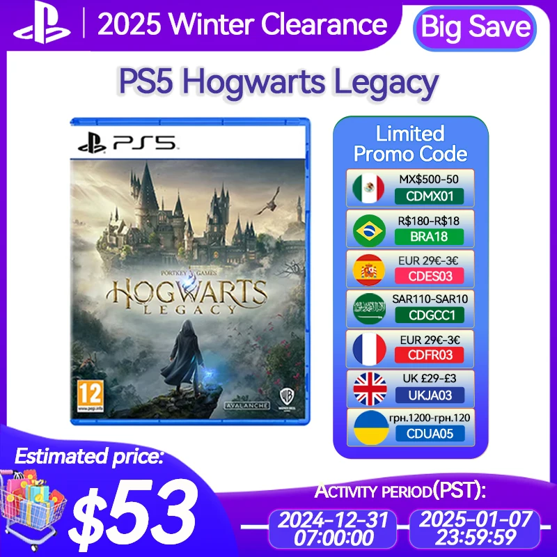 Sony PlayStation 5 Hogwarts Legacy Game Deals PS5 HOGWARTS LEGACY for Platform PlayStation5 PS5 CD-version Game Consoles