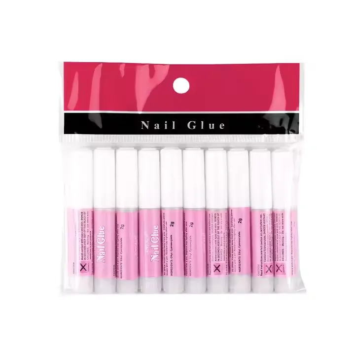 New 2g Mini Fast Drying Nail Gel Adhesive Private Label Nail Glue Bottle Pack OEM ODM CustomLogo for Press‑on Nails DIY Manicure