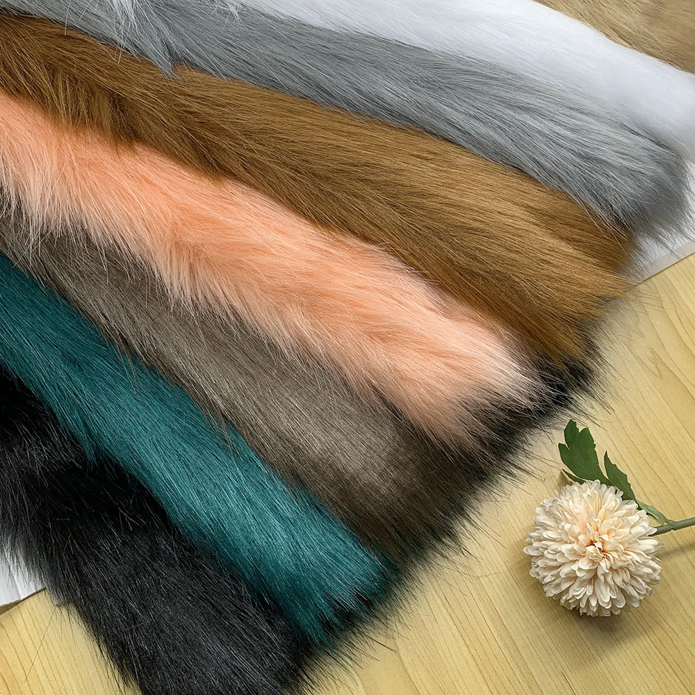 180x50cm 100% Polyester Plush Fabric 5cm Antibacterial Smooth Minky Fabric DIY Handmade Doll/animal Fur Faux Fur Fabric