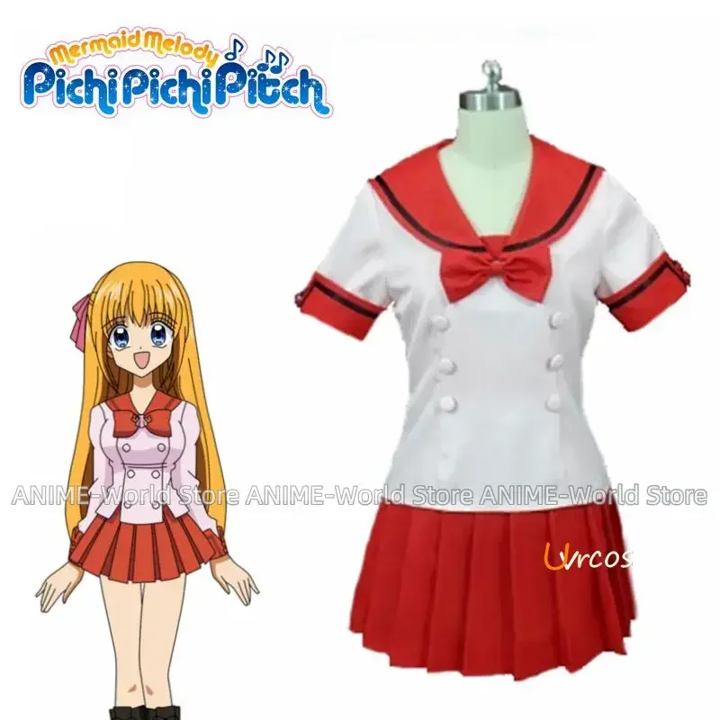 《Custom Size》Melody Pichi Pichi Pitch Lucia Nanami Hanon Hosho Cosplay Costume