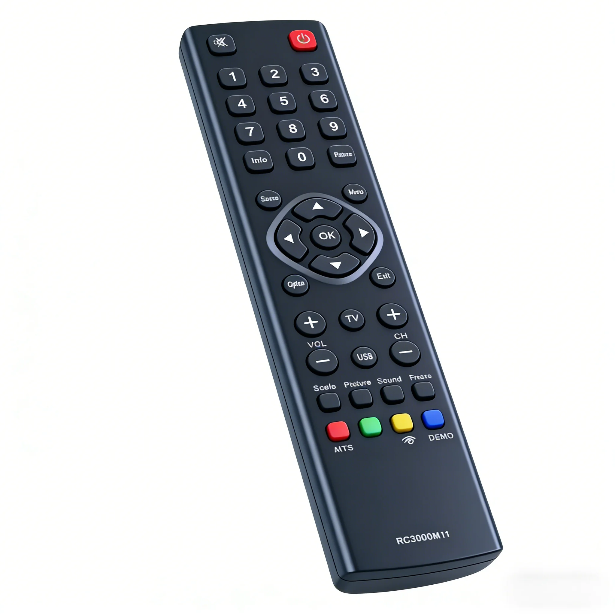Applicable to TCL RC3000M11 Remote Control Compatible with Kalley Rca Challenger TV - Replacement Universal Remote