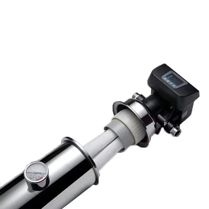 

8000l/h Domestic Water Filtration System Stainless Steel Housing Pvdf Filter Whole House Groundwater Rainwater Lake Water Filter