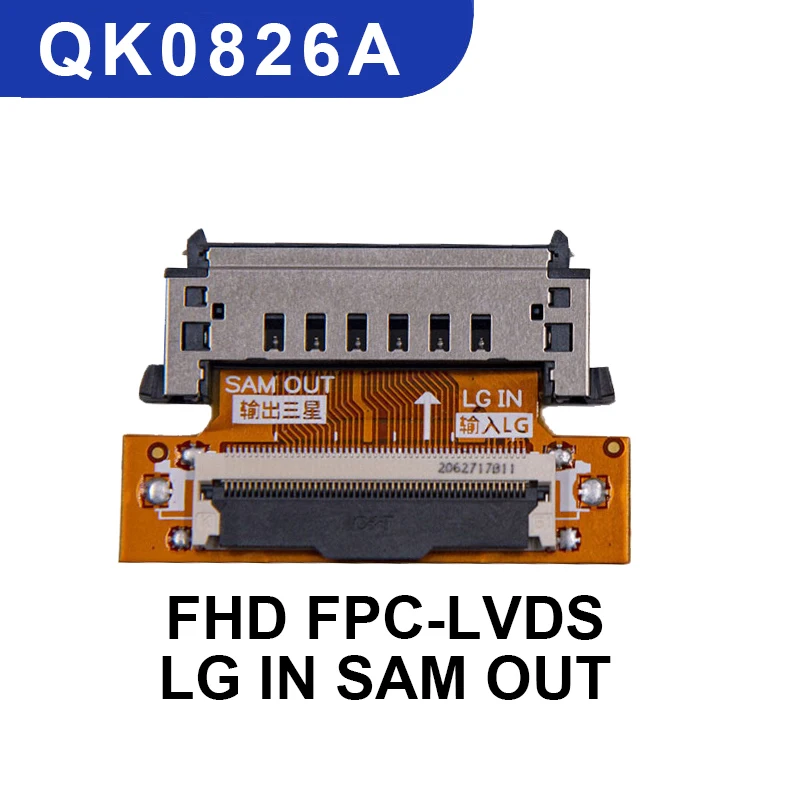 10 unids/lote 51P FHD LVDS-FPC adaptador de placa de transferencia de señal LCD LG a Samsung a LG QK0826A/B QK0827A/B