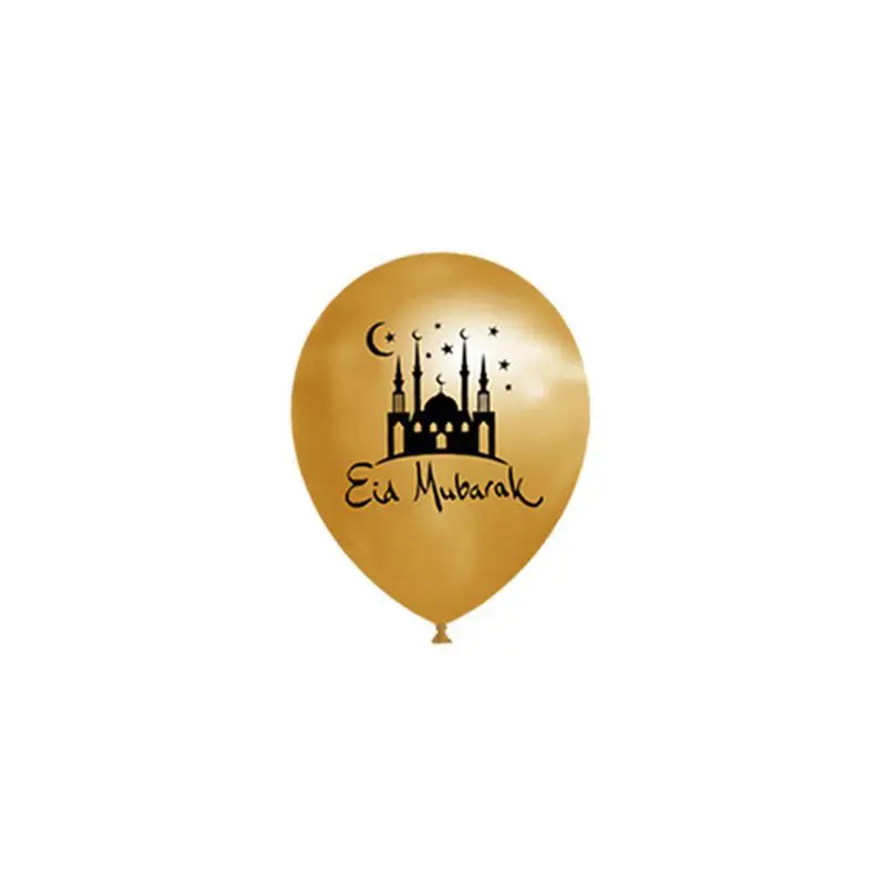 20pcs Eid Mubarak Balloon Ramadan Decoration Kareem Party Balloon Decoration Aid Mubarak Muslim Islamic Festival Party Globos