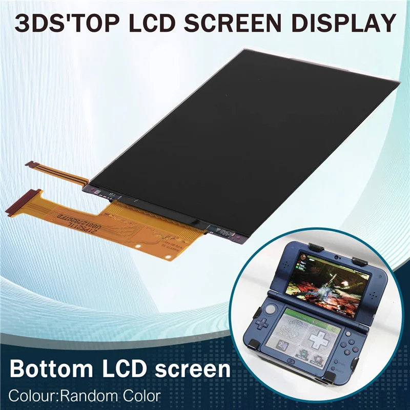 【ساخن】استبدال شاشة LCD لشاشة LCD السفلية NEW3DS لشاشة Nintend الجديدة 3DS السفلية LCD لـ N3DS