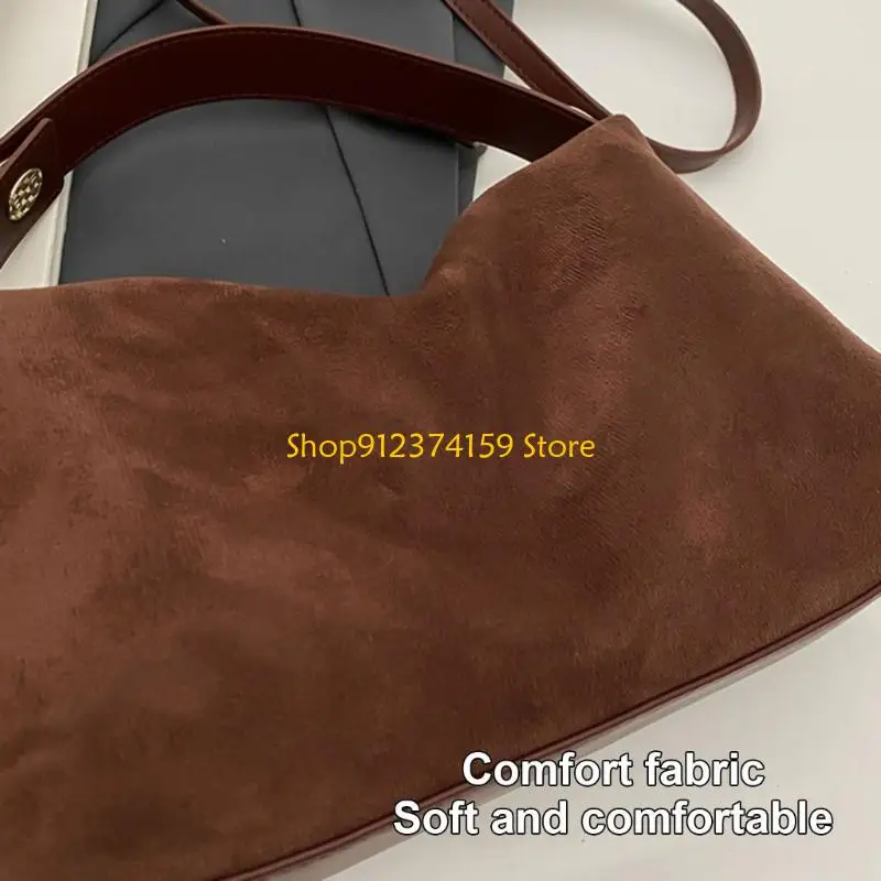 

G5AE Women's Faux Sueded Leather Shoulder Bag Casual Crossbody Handbag