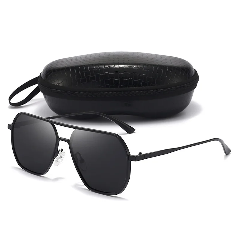 Luxury Metal Photochromic Sunglasses Men Women Fashion Polarized Sun Glasses Stylish Chameleon Anti-glare Driving Shades UV400