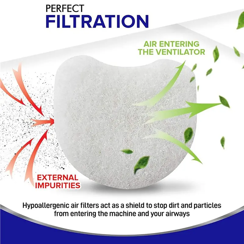 A69X-60 Pcs Filters For Airmini -CPAP Filter Kit For Resmed Airmini CPAP Machine