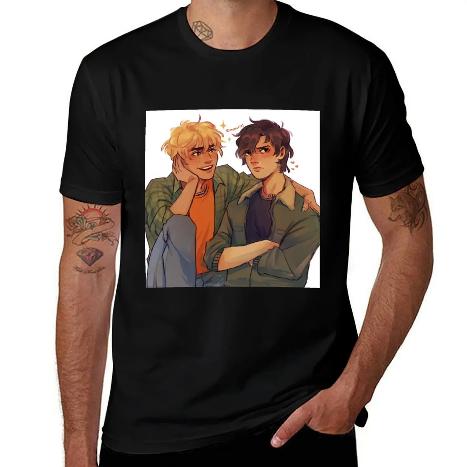 solangelo T-Shirt t shirt men 100% cotton luxury brand T-Shirt